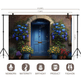 LB0559 Flowers Doorway Backdrop